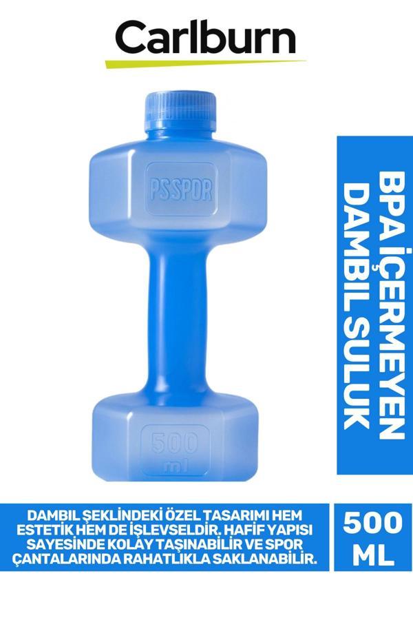 Özel Tasarım Bpa İçermeyen Gıdaya Uygun Plastik Spor Günlük Kamp Koşu Dambıl Suluk 500 ml - Image 1