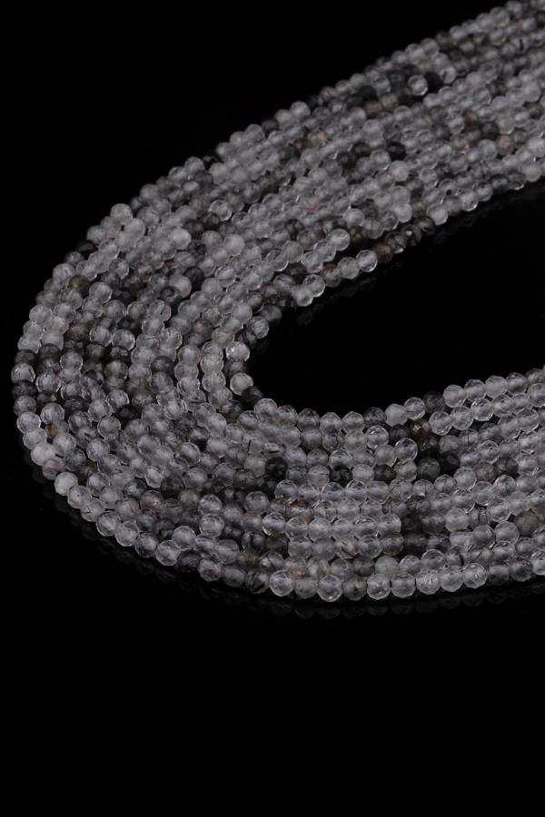 3 MM Faset Kesim Rutil Kuvars Taşı Dizi - Dizi0272 - Image 1
