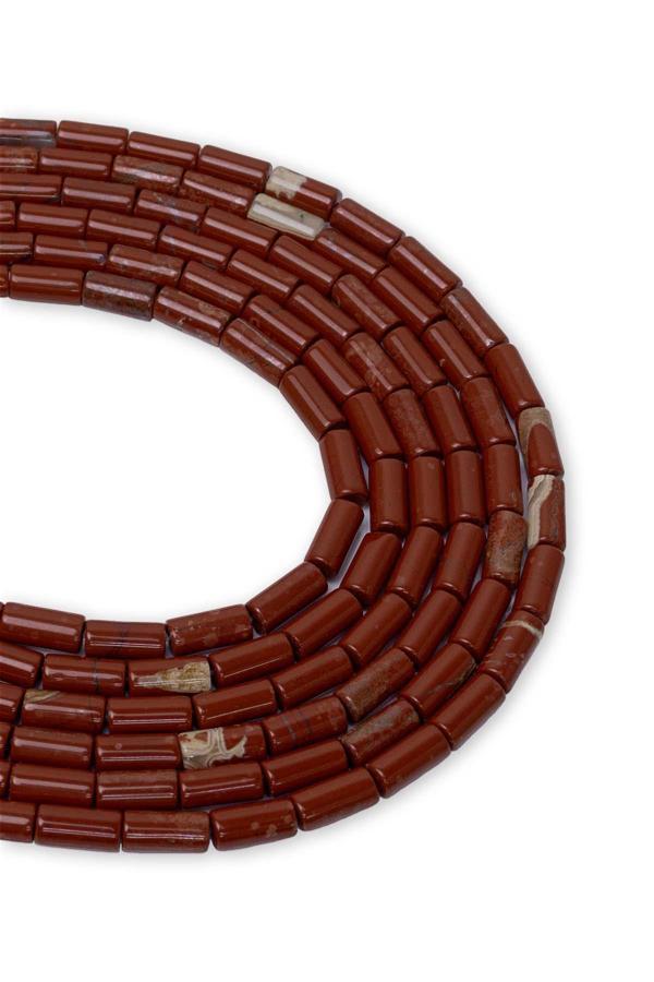 9x4 MM Kırmızı Jasper Taşı Dizi - Image 1