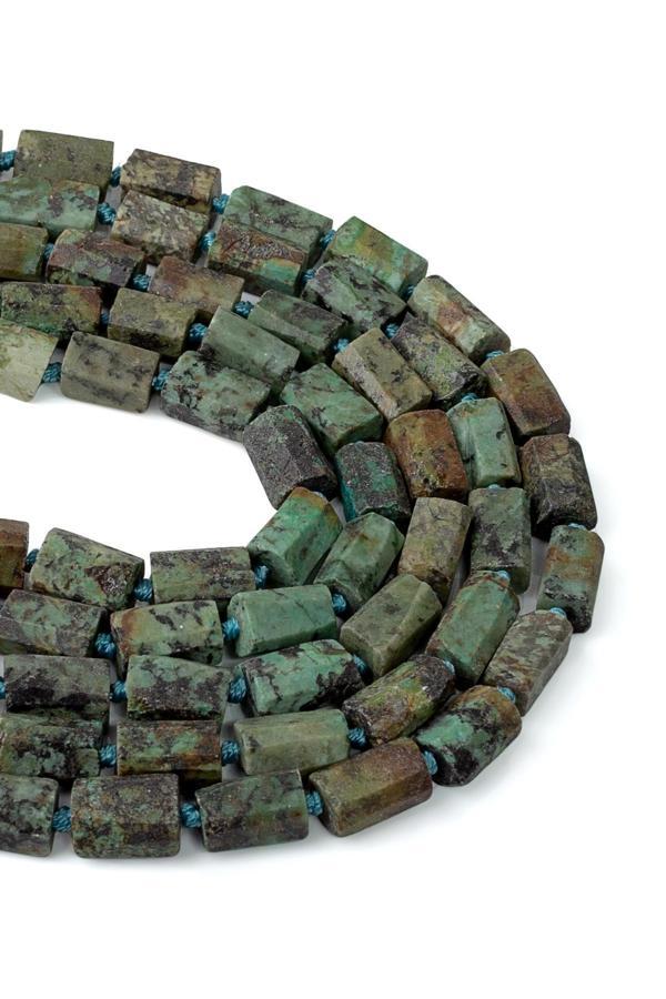 8X11 MM Afrika Turkuaz Taşı Dizi - Image 1
