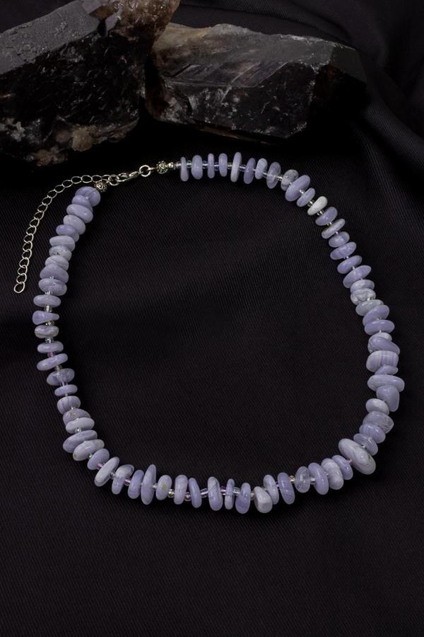 Kalsedon Taşı Kolye - Image 1