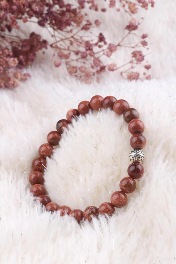 Kahve Yıldız Taşı Bileklik - 300026 - Image 1