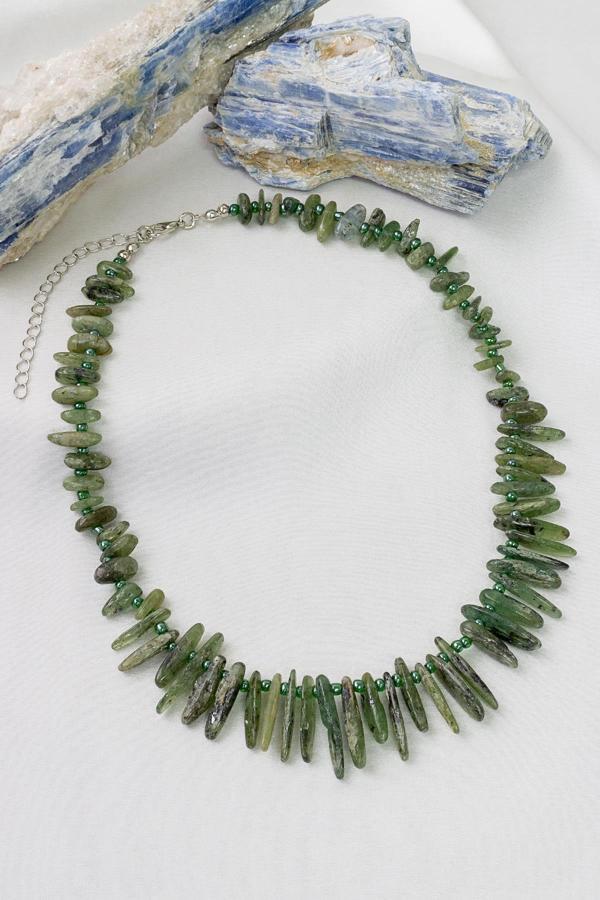 Yeşil Kyanit Taşı Kolye - Image 1