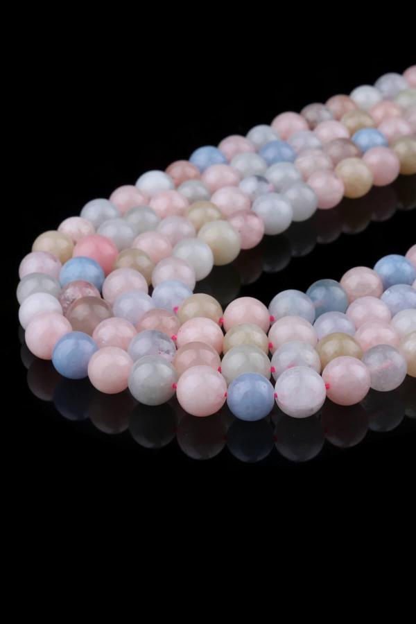 8 MM Morganit Taşı Dizi - DZ3920 - Image 1