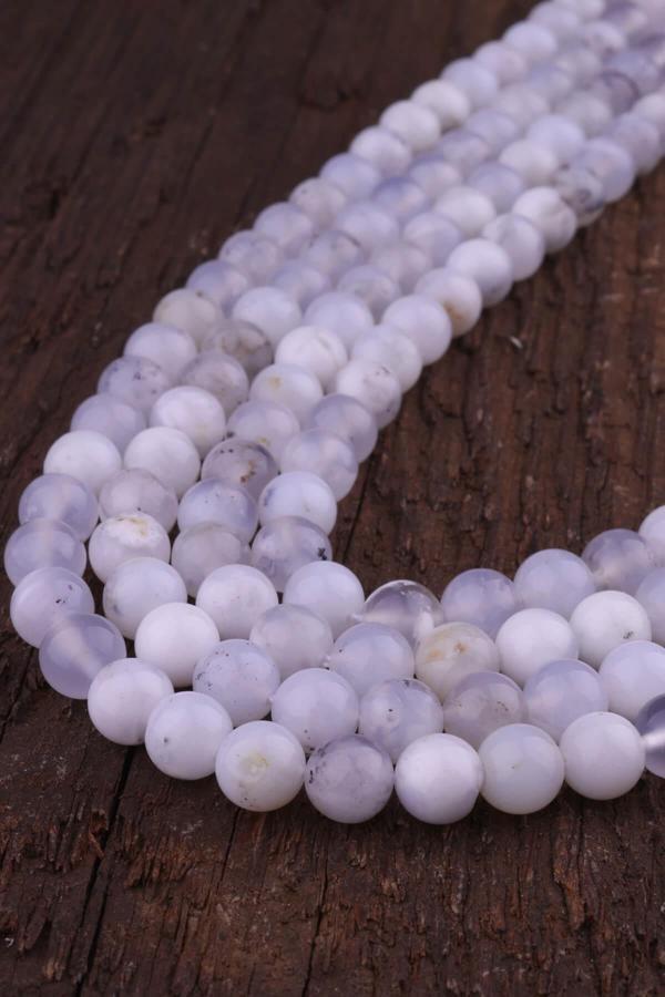 6 MM Beyaz Opal Taşı Dizi - DZ4058 - Image 1