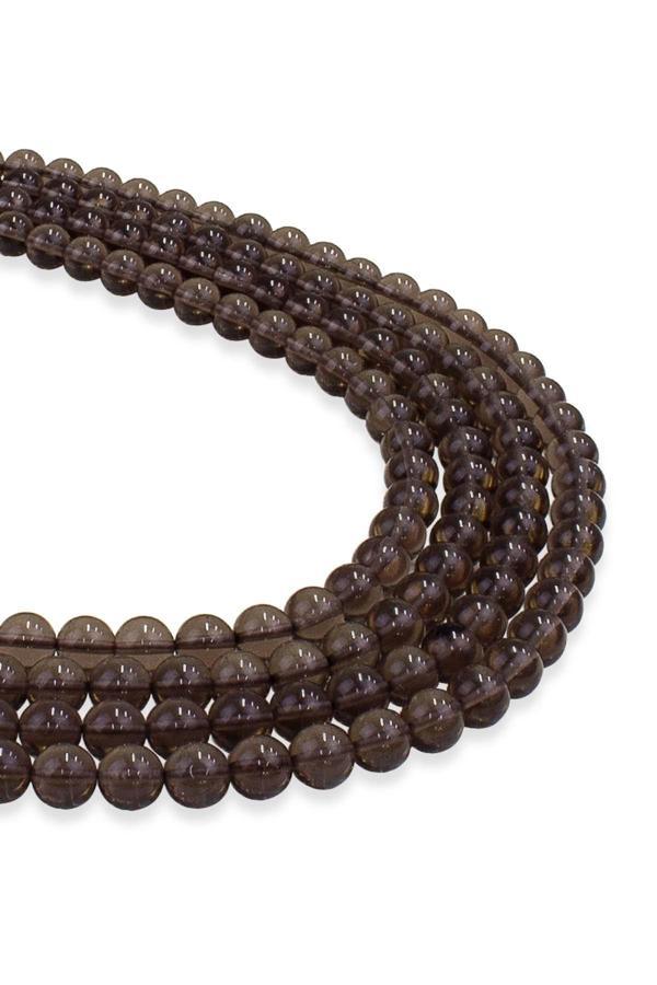 8 MM Dumanlı Kuvars Doğal Taş Dizi - Image 1