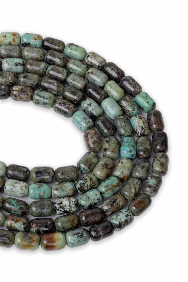 9X6 MM Afrika Turkuaz Taşı Dizi - Image 1