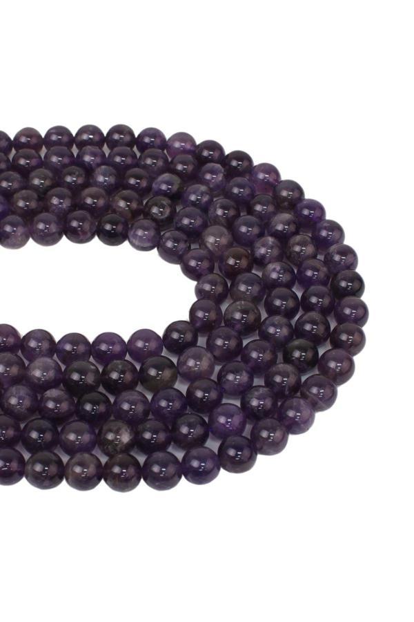 8 MM Ametist Taşı Dizi - Image 1