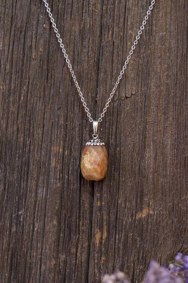 Güneş Taşı Kadın Kolyesi - Image 1