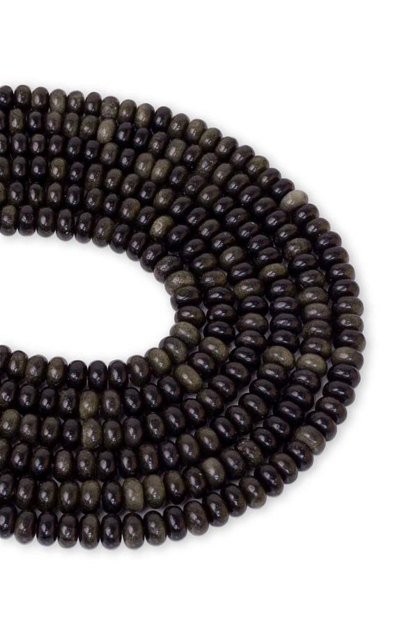 6X4 MM Obsidyen Taşı Dizi - Image 1