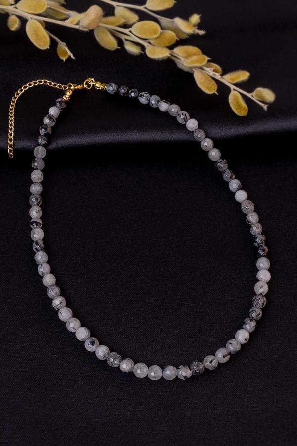 Rutil Kuvars Taşlı Kadın Kolye - 200190 - Image 1