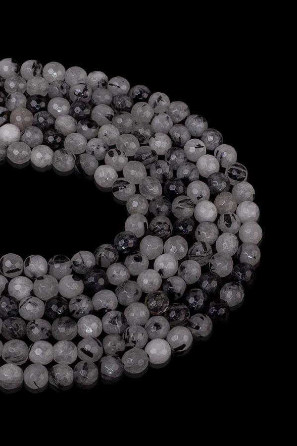 6 MM Faset Rutil Kuvars Taşı Dizi - Image 1