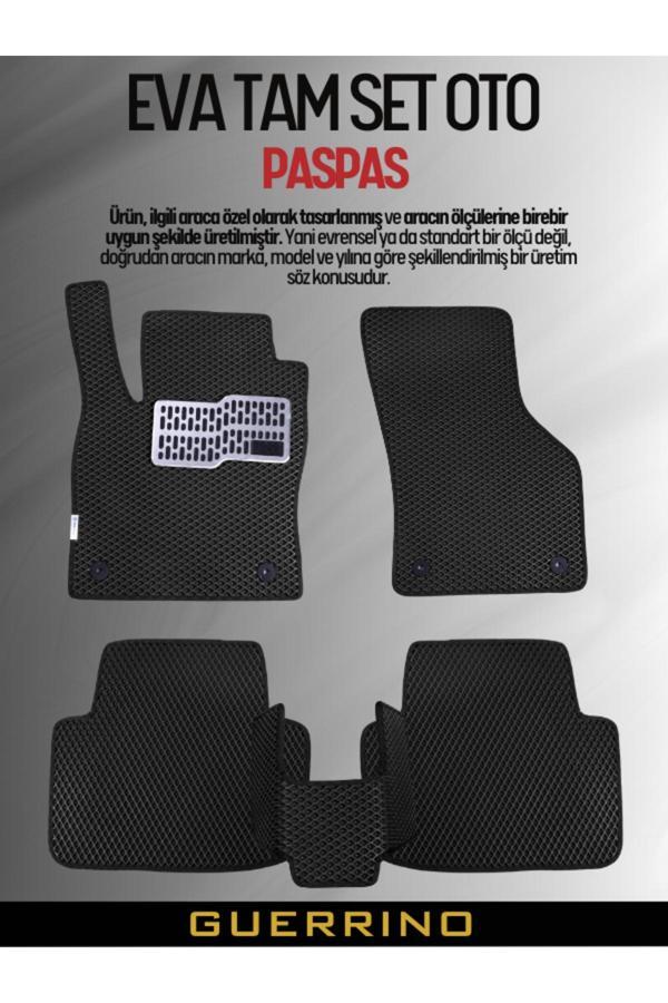 Guerrino Citroen E-C4X-Elektrikli-(2023-2025) İçin Eva İç Paspas Takımı (Metal Topukluk Dahil) - Image 1