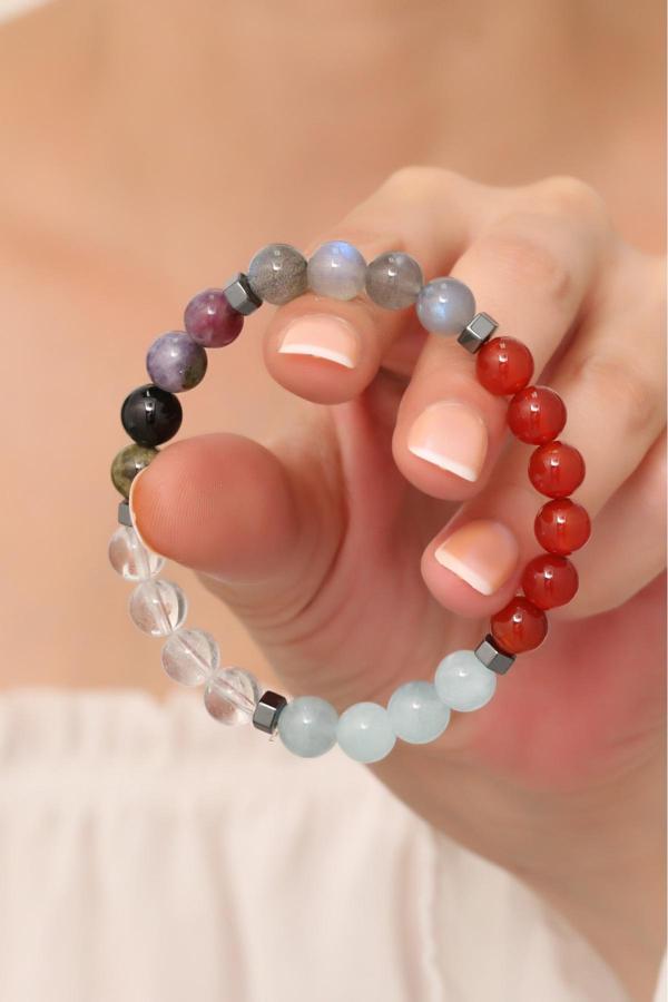 İkizler Burcu Doğaltaş Bileklik - Image 1