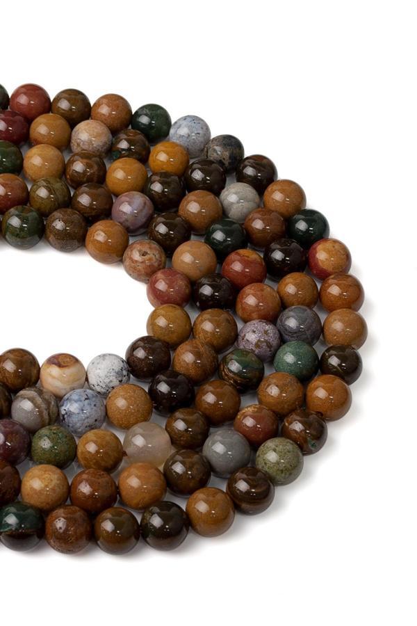 8 MM Ağaç Jasper Taşı Dizi - Image 1