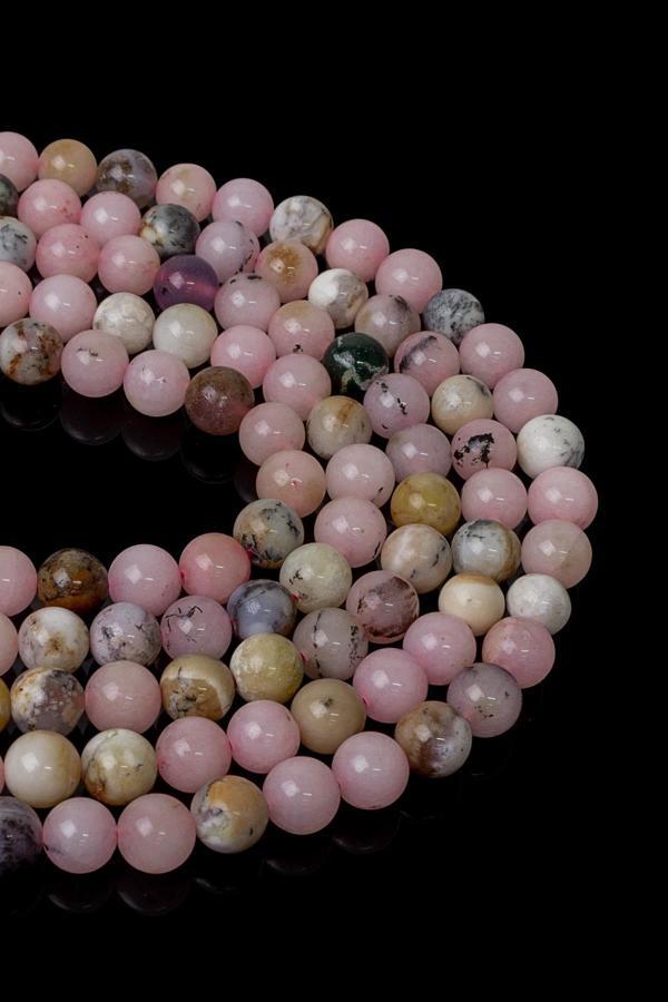 8 MM Pembe Opal Taşı Dizi - Image 1