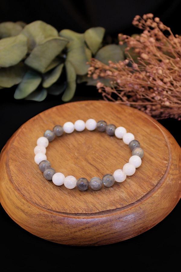 Ay Taşı ve Labradorit Taşı Bileklik - Image 1