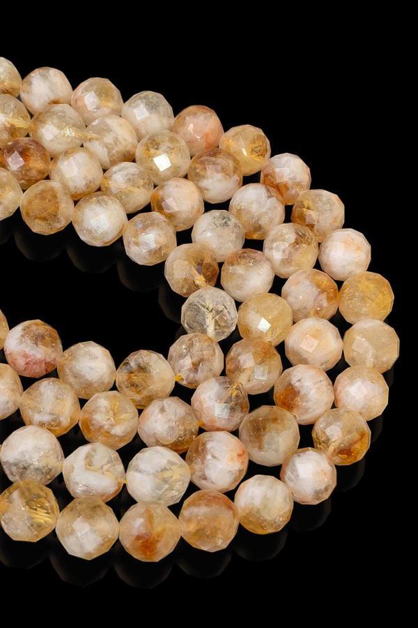 10 MM Faset Kesim Sitrin Taşı Dizi - Image 1