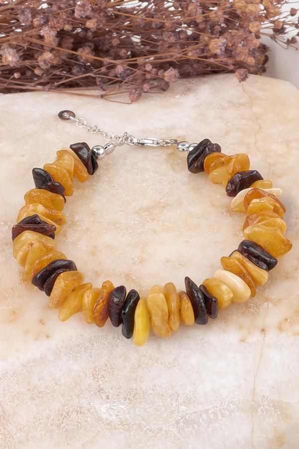 Sertifikalı Kehribar Bileklik ( 925 Ayar Gümüş Aparatlı ) - Image 1