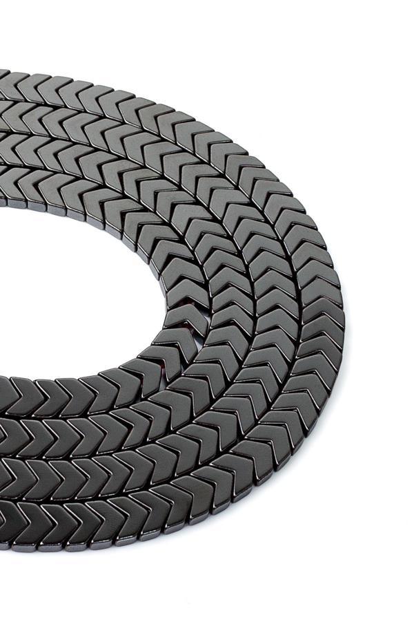 8X3 MM Gri Çavuş Hematit Taşı Dizi - Image 1