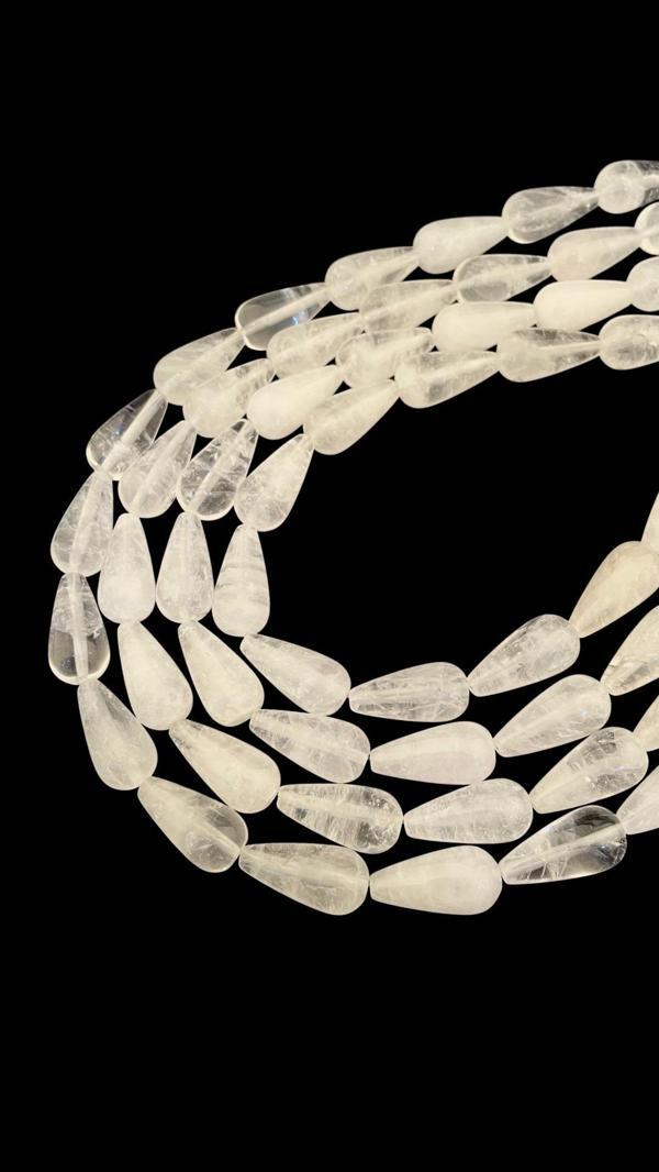 19X10 MM Kristal Kuvars Taşı Dizi - Image 1