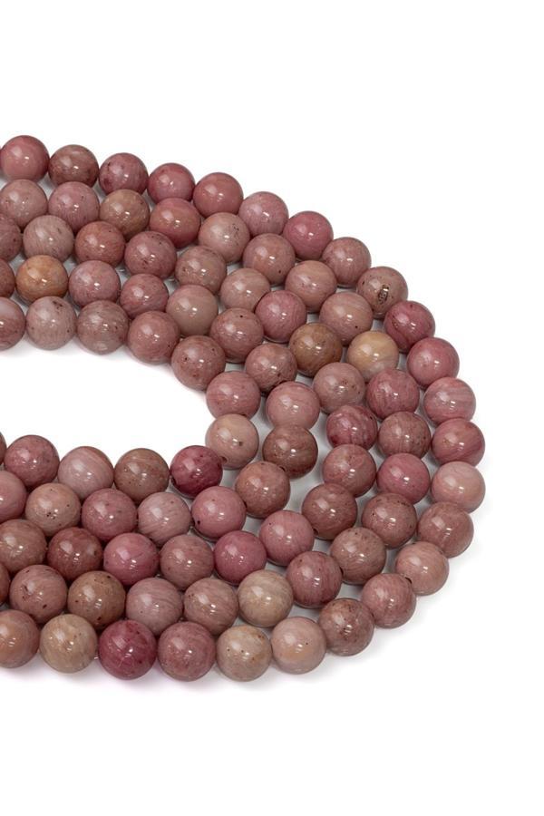 6 MM Rodonit Dizi Doğaltaş - DZ206 - Image 1