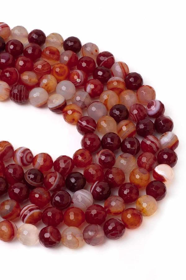 8 MM Faset Akik Taşı Dizi - Image 1