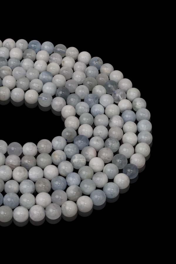 6 MM Akuamarin Taşı Dizi - Image 1