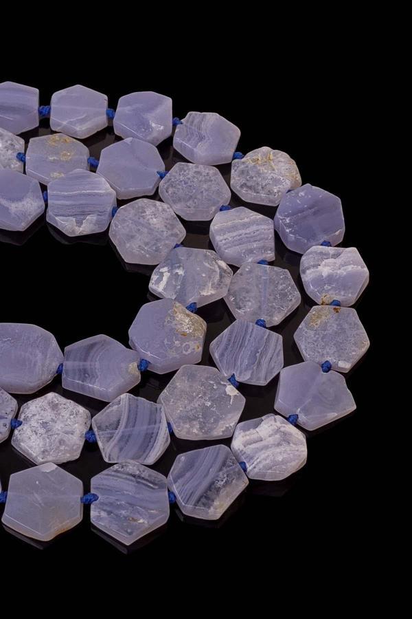 14X4 MM Kalsedon Taşı Dizi - Image 1