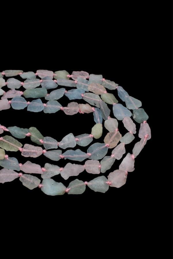 Şekilsiz Ham Morganit Taşı Dizi - Image 1