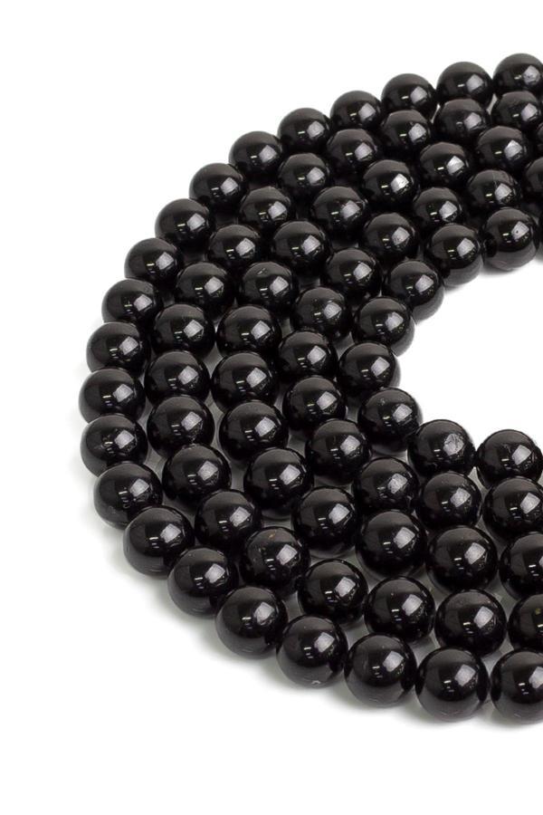 10 MM Siyah Turmalin Taşı Dizi - Image 1