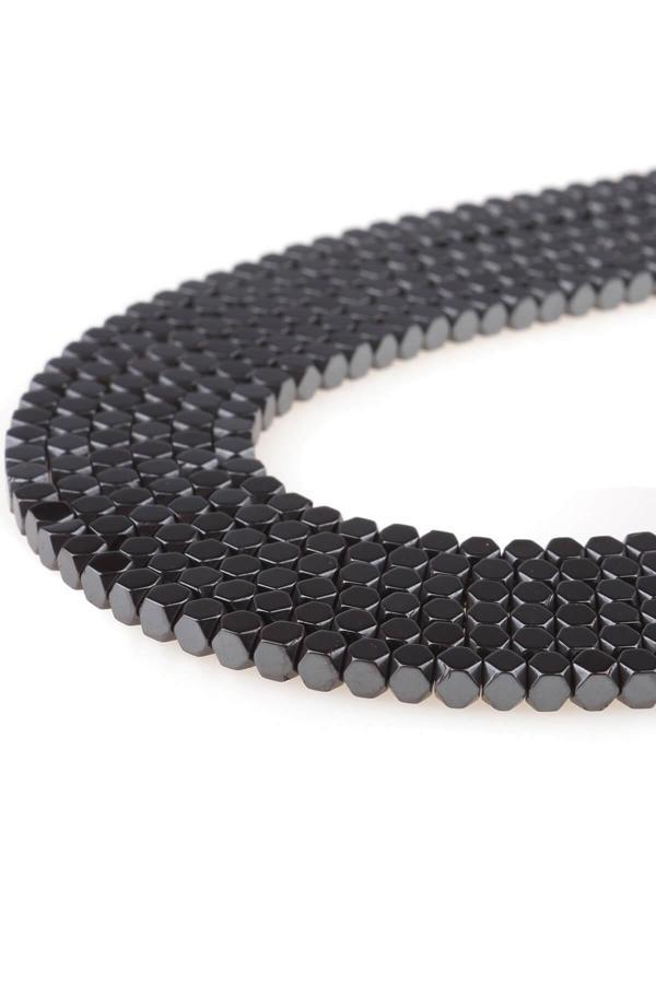 3X3 MM Küp Hematit Dizi Doğaltaş - DZ3575 - Image 1