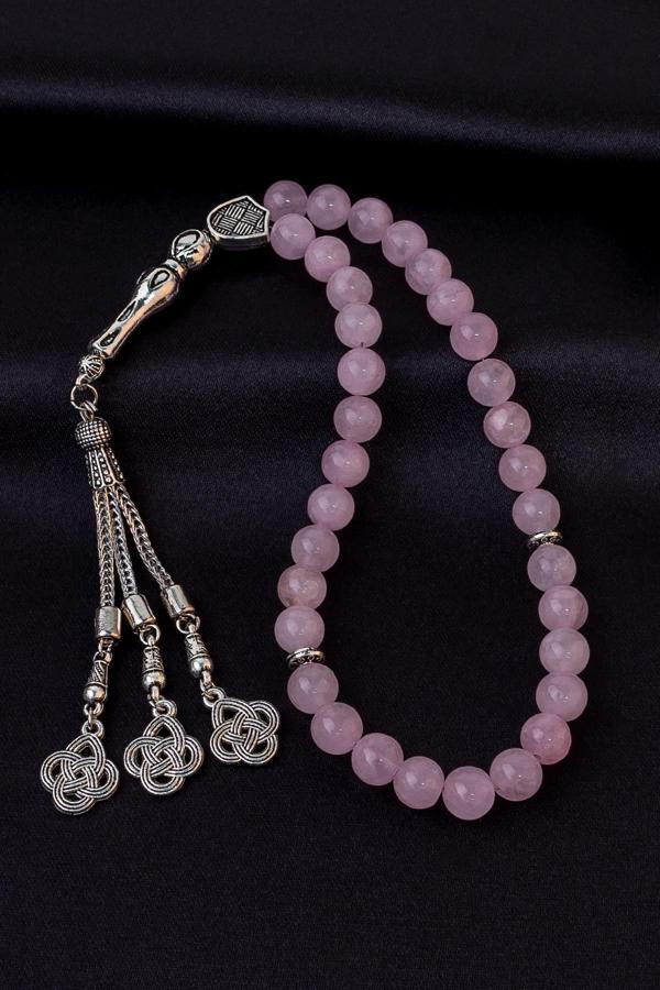 Pembe Kuvars Taşı Tesbih - Image 1