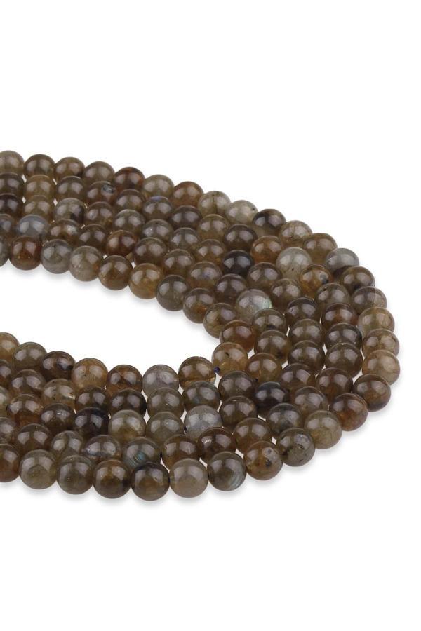 6 MM Labradorit Doğal Taş Dizi - Image 1