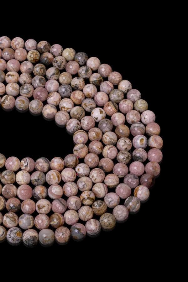 6 MM Rodokrozit Taşı Dizi - Image 1