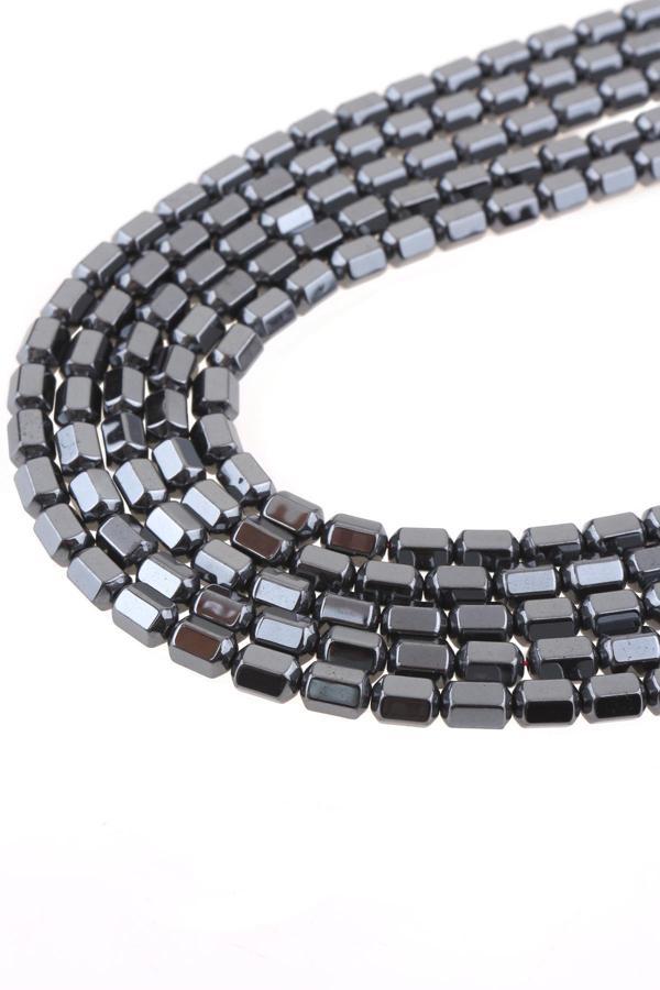 4X6 MM Altıgen Kesim Hematit Dizi   DZ4332 - Image 1