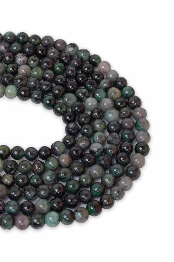 6 MM Zümrüt Taşı Dizi AAA - Image 1