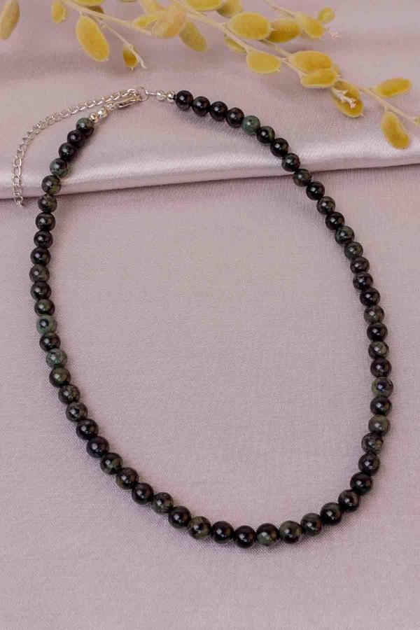 Timsah Jasper Taşlı Kadın Kolye - 200075 - Image 1