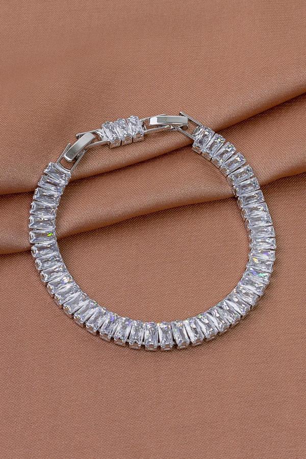 Baget Zirkon Taşlı Su Yolu Bileklik - Image 1