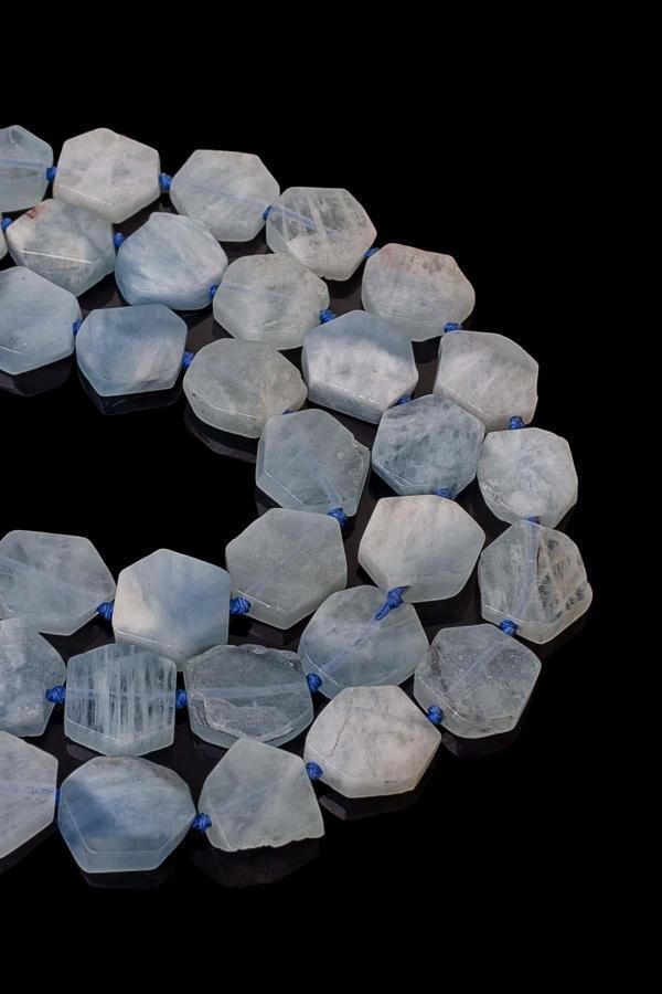 15X4 MM Akuamarin Taşı Dizi - Image 1