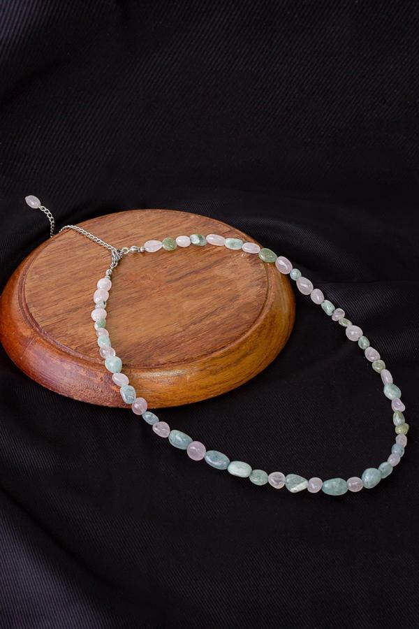 Morganit Taşı Kadın Kolyesi - Image 1