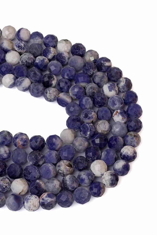 8 MM Faset Kesim Sodalit Taşı Dizi - Image 1
