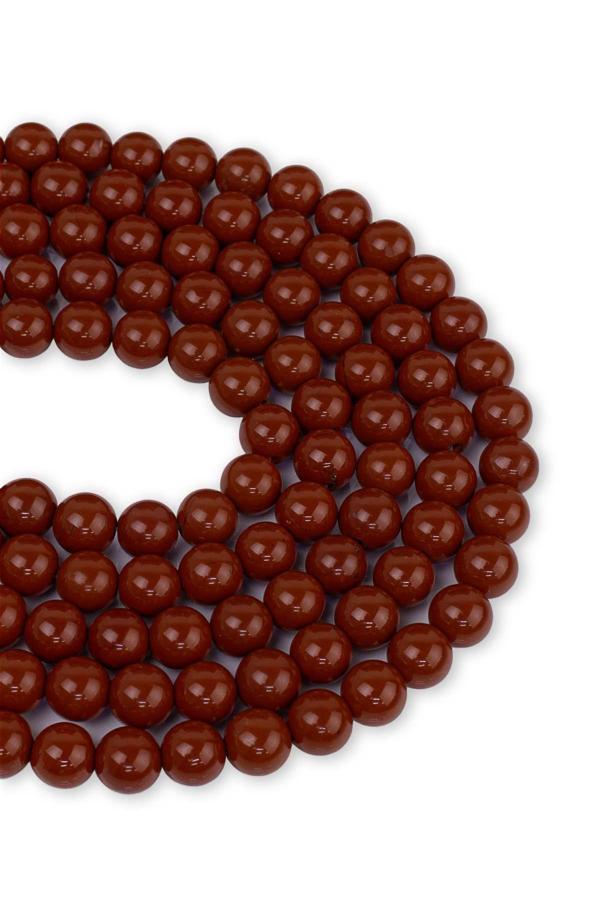 8 MM Kırmızı Jasper Taşı Dizi A - Image 1