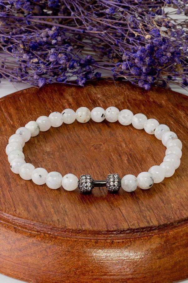 Ay Taşı Doğal Taş Bileklik - Image 1