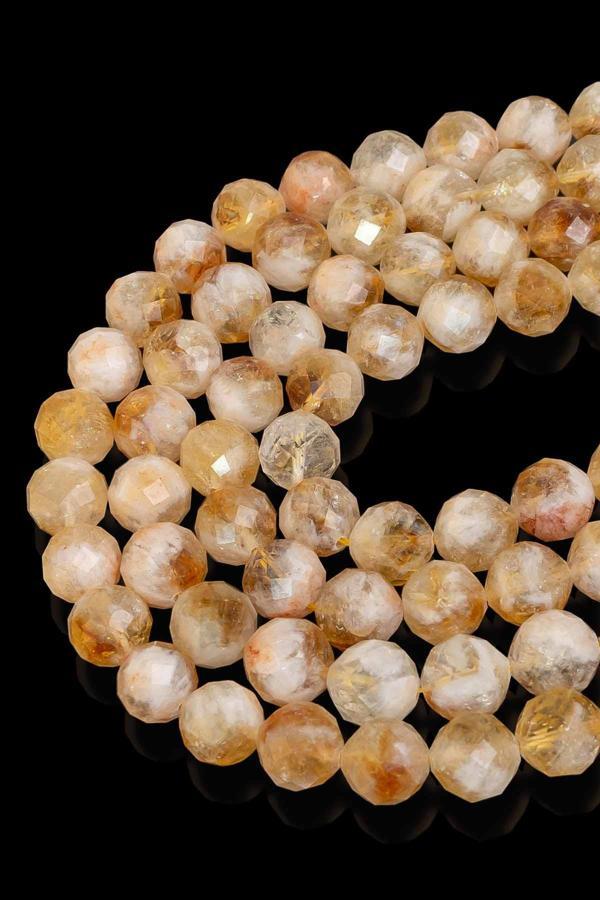 8 MM Faset Sitrin Taşı Dizi - Image 1