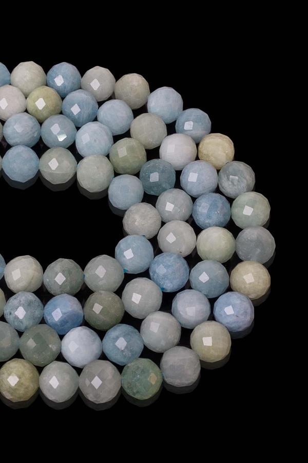 10 MM Faset Akuamarin Taşı Dizi - Image 1