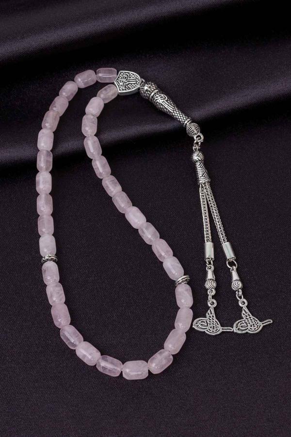 Pembe Kuvars Taşı Tesbih - Image 1