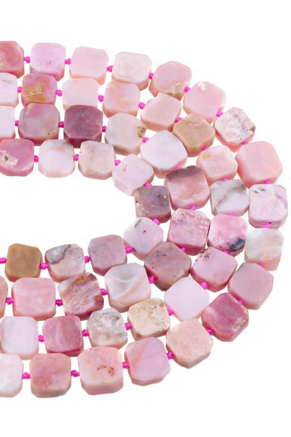 14X15X8 MM Pembe Opal Taşı Dizi - DZ3879 - Image 1