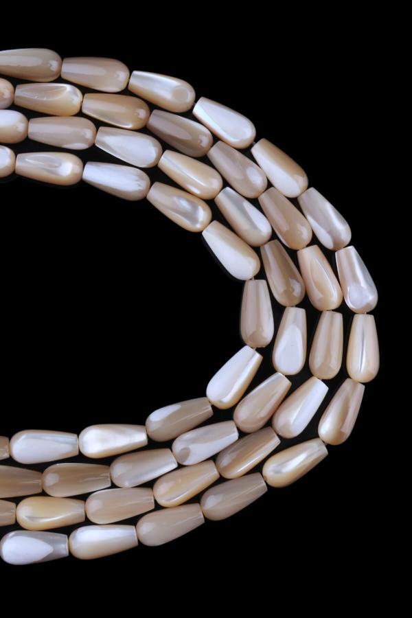 6X12 MM Damla Kesim Sedef Taşı Dizi - DZ3977 - Image 1