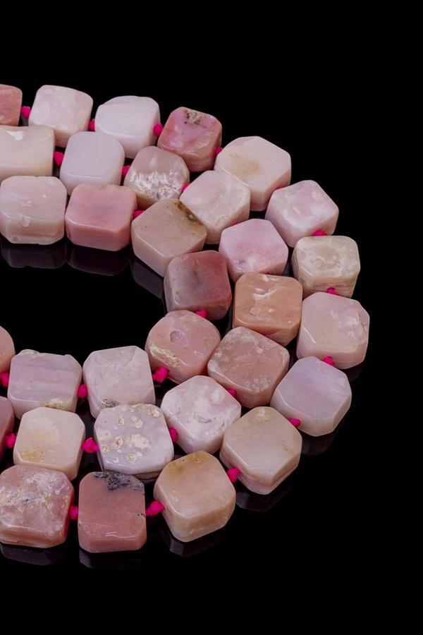 14X8 MM Pembe Opal Taşı Dizi - Image 1